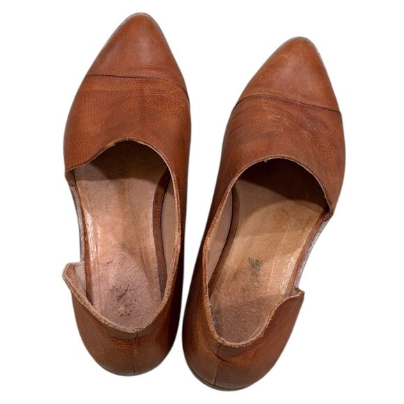 Free People Royale Flat In Luggage Brown - Picture 5 of 12
